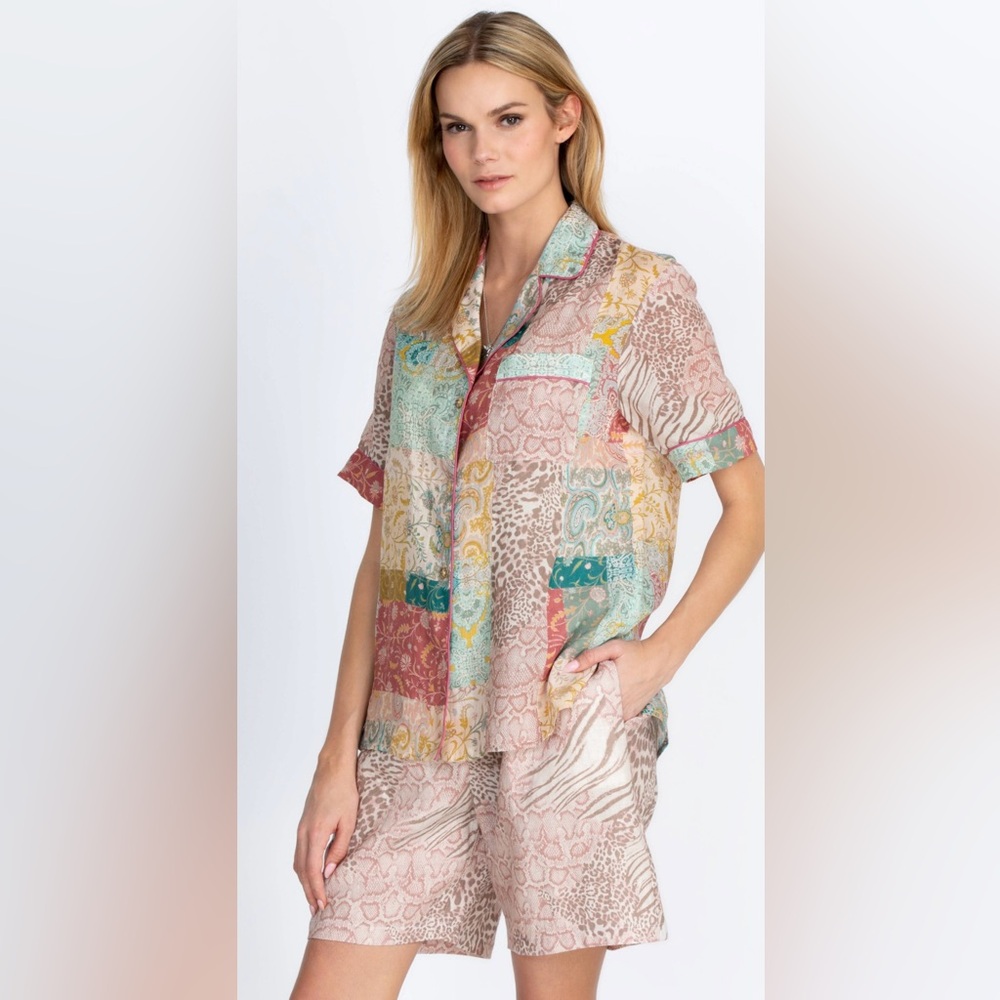 JOHNNY WAS Marseille Garden Resort Shirt